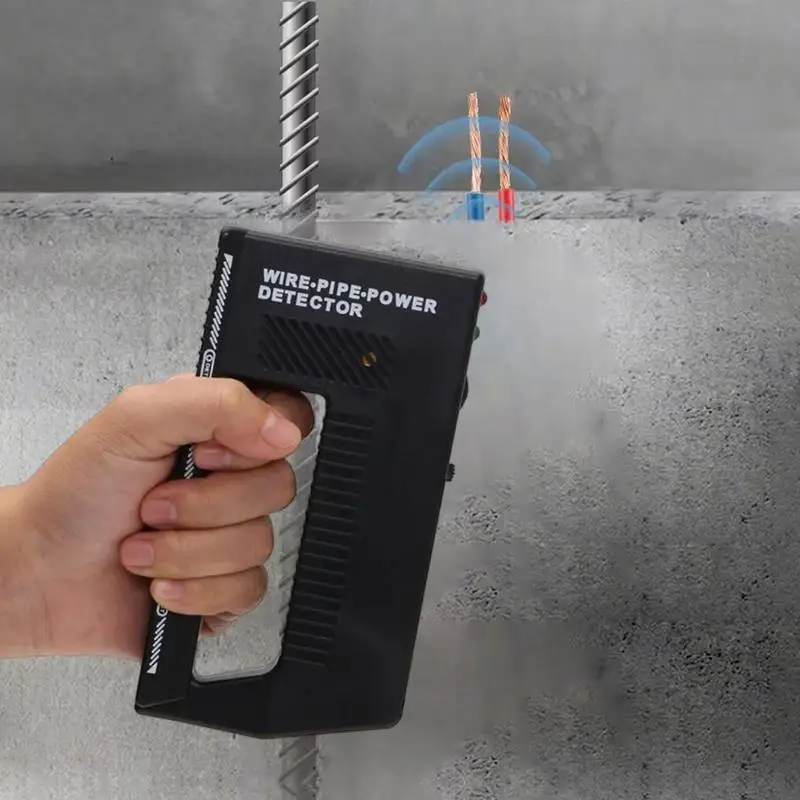 Wall Scanner Metal Detector Wire Pipe Power Detector High Sensitivity AC Wire Metal Detection Alert Sound Visual Alarms WPP123