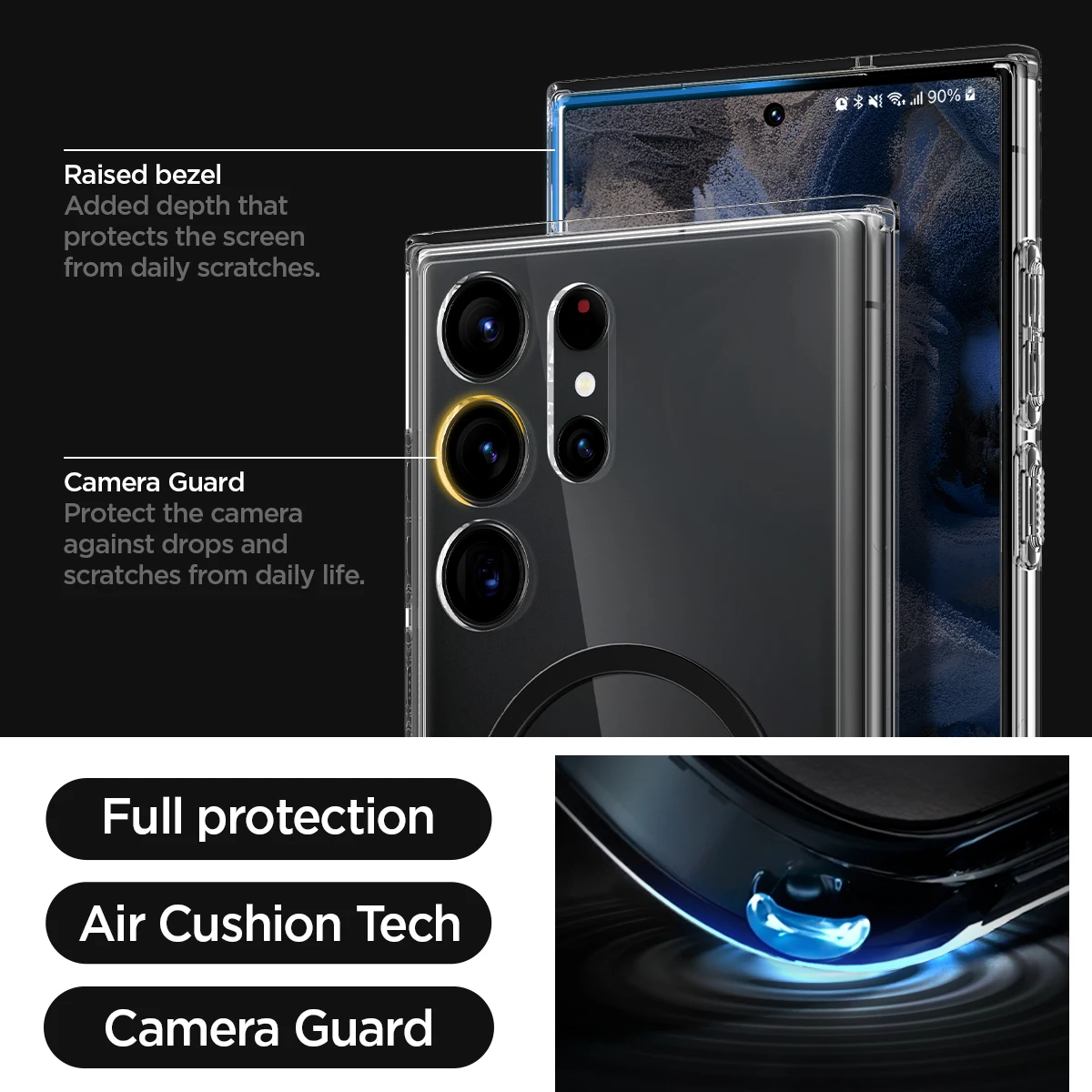 Spigen Ultra Hybrid OneTap Ring Magsafe Case for Samsung Galaxy S23 Ultra -  AliExpress