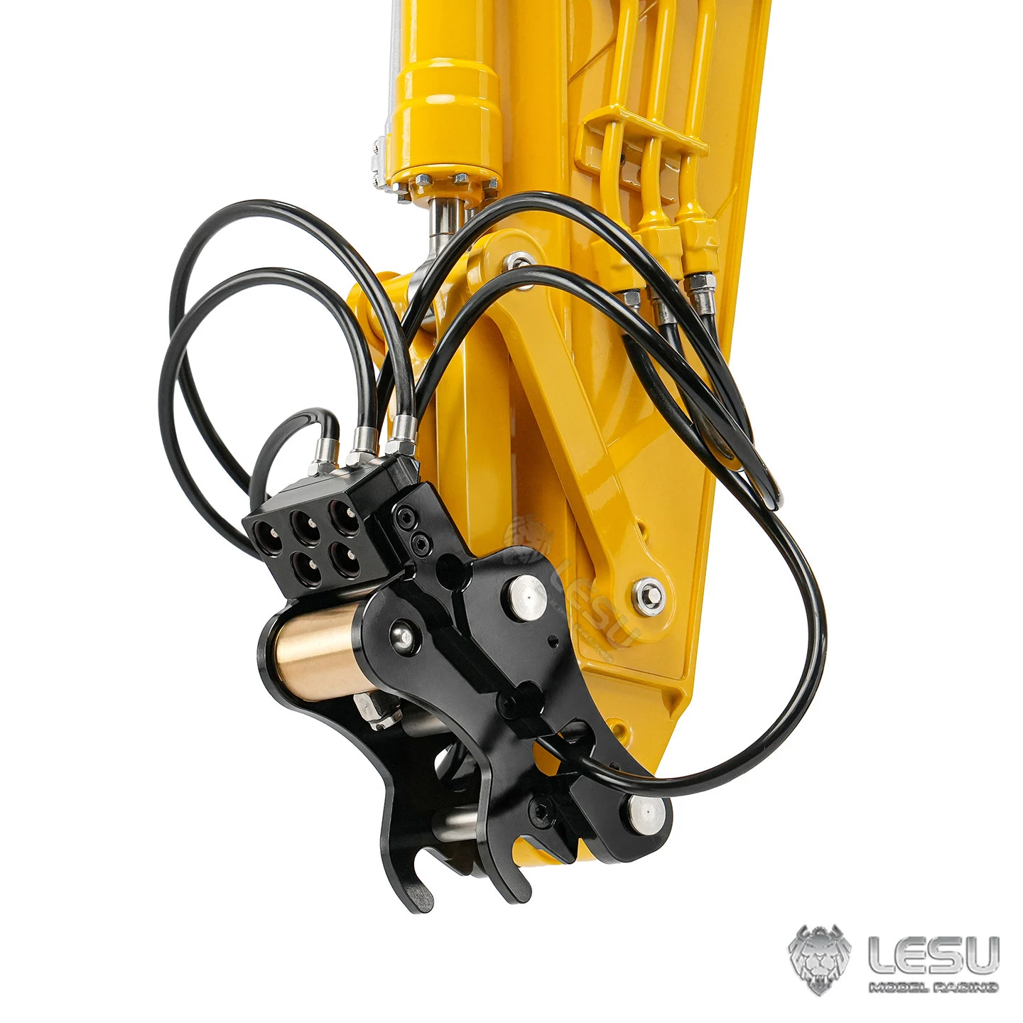 LESU Metall-Schnellkupplungsteile für 1/14 Typ B Zubehör, universelle Schnellkupplung für Bagger AT-C0096