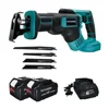 Portable Cordless Reciprocating Saw With 4 Blades Electric Wood Metal PVC Pipe Cutting Saber Saw For Makita 18V Battery 1