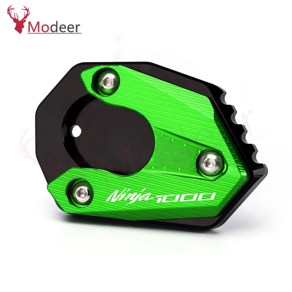 Motorcycle Kickstand Extension Pad For KTM 890 Adventure R & SMT - CNC Aluminum Plate (Orange/Black) - View #13