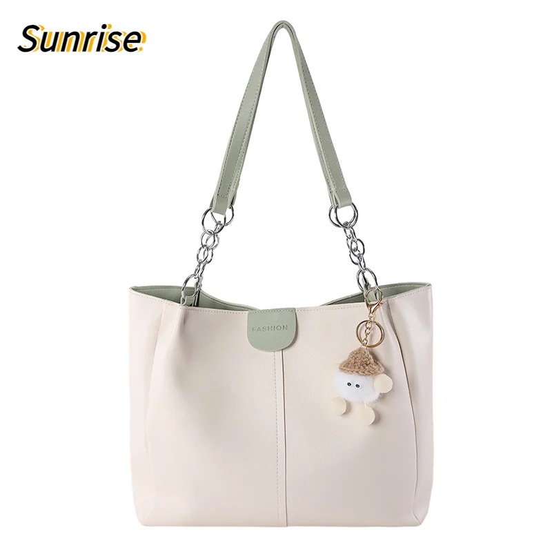 High End for Women Large Capacity Tote Bag New Casual and Versatile Shoulder Bag with Commuting Tote Bags for Women Trend 2024