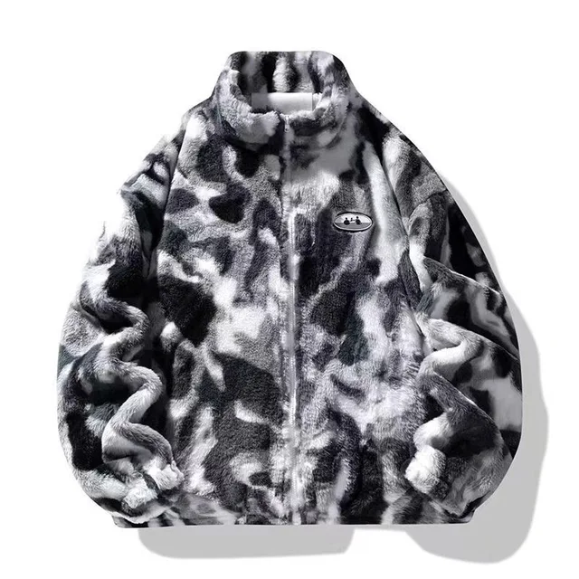 2026 Autumn/Winter New High-Quality Rabbit Fur Coat  Men's and Women Matching Coat for Fashion Trendy Loose Style Couple Jacket 1