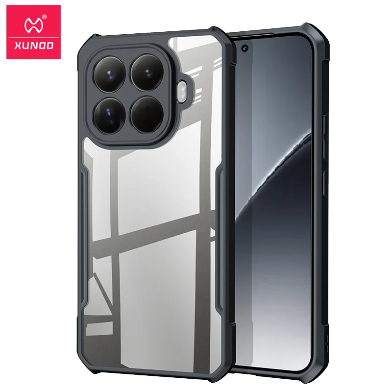 XUNDD Shockproof Airbags Transparent Phone Cover - Enhanced Protection with Quality PC + TPU Material