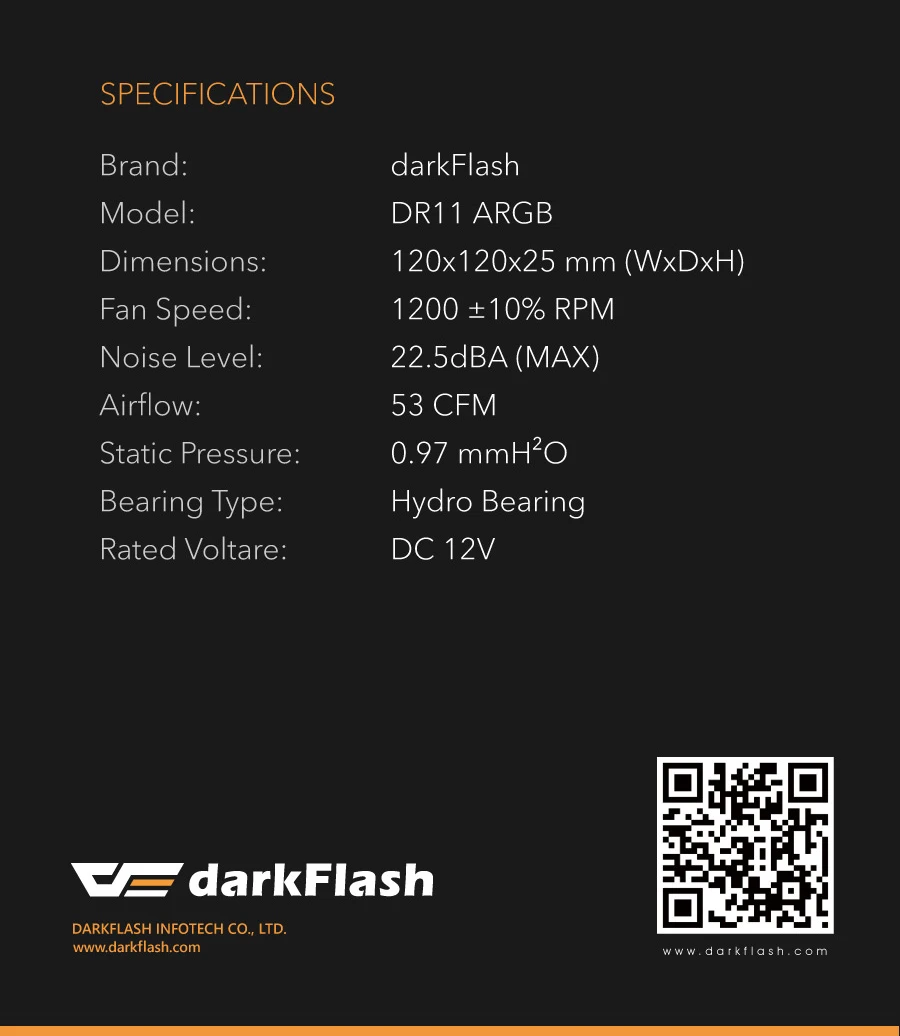 Darkflash DR11 RGB вентилятор 120 мм 3 шт | AliExpress