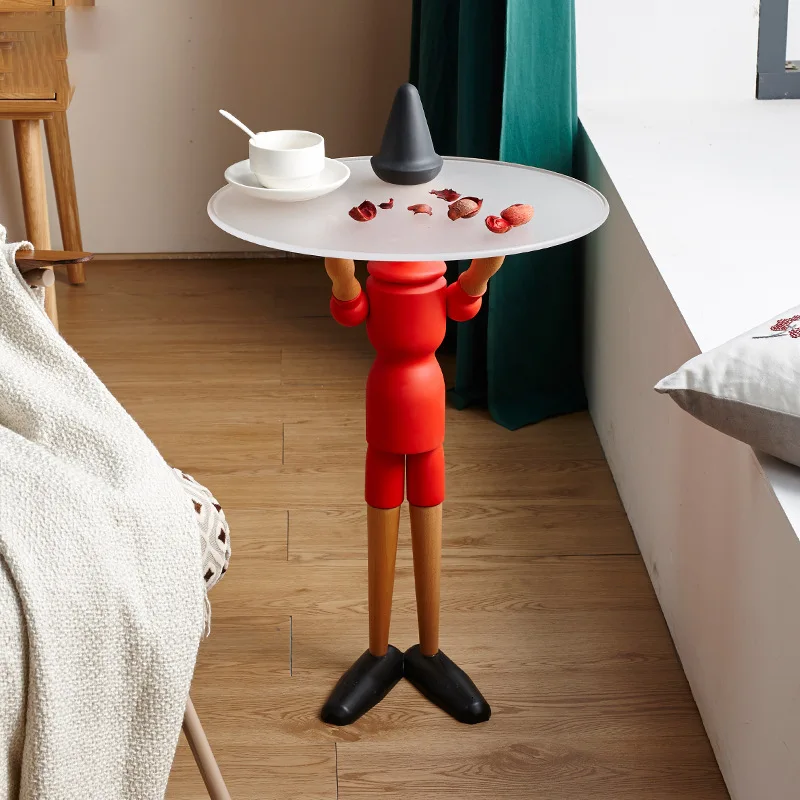 

Nostalgic Cartoon Puppet Wood/Metal/Plastic Creative Personalized Decoration Corner Table Room Bedroom Sofa Side