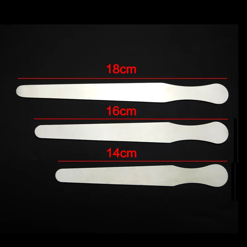 

3pcs Stainless Steel Dental Tongue Depressor Tongue Depressor Blade Oral Teeth Instrument Mixing Spatula Stick