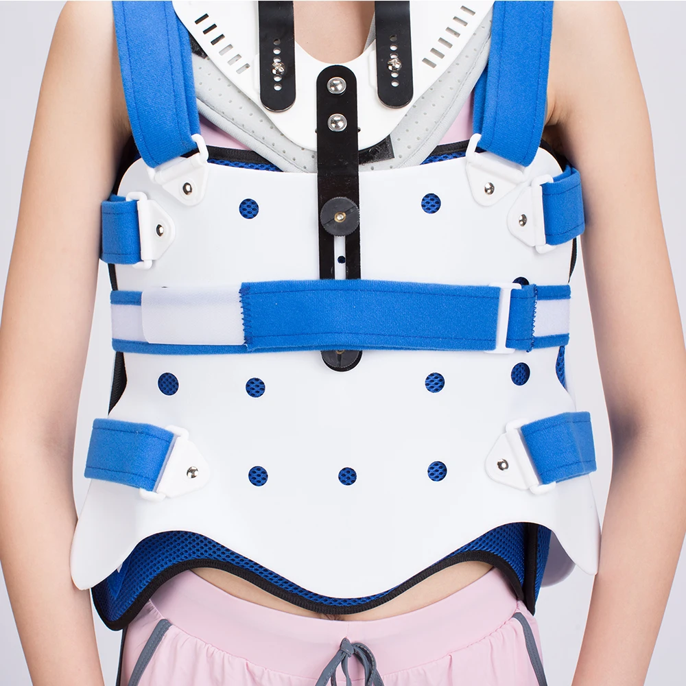 Orthosis Cervical Thoracic Halo Brace, ANGGREK Adjuatable Cervical Thoracic Orthosis Head Neck Chest Fixed Brace Cervical Thorac 6