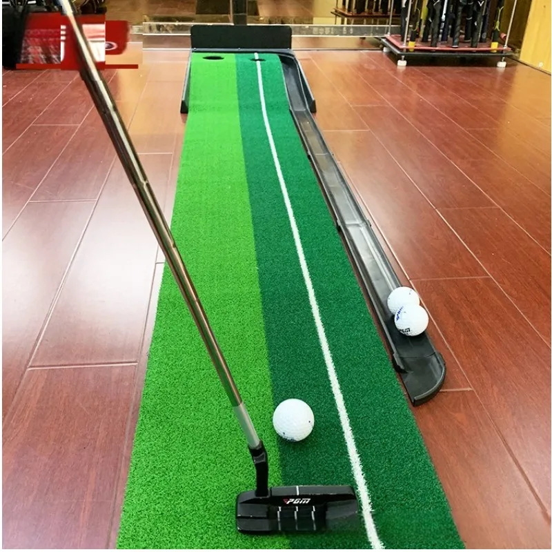 3M Golf Putter Mat Portable Outdoor and Indoor Golf Practice Mat True Rolling Surface Golf Putter Golf Ball Back to the Fairway 3
