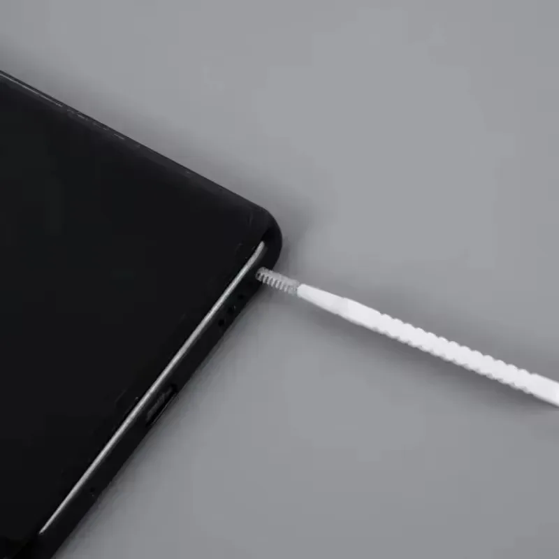Universal Charging Port Dust Plug and Cleaning Kit with Cleaner Brush