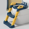 Auxiliary Stair-type Children's Toilet Seat Supplies Infant Baby Ladder Folding Toilet. 1