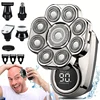9D Floating Electric Shavers for Men Bald Head IPX7 Waterproof Electric Razor Wet/Dry Shaving with Grooming Kit with LED Display 1
