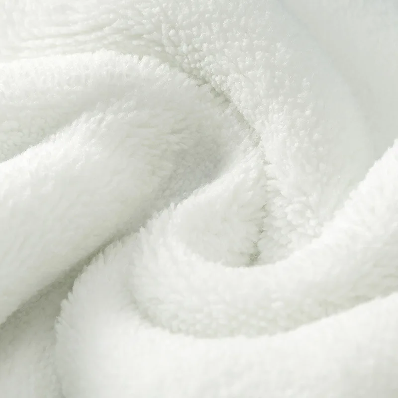 Luxury Thickened Satin Hair Drying Cap Towel Wrap Double Layer Coral Fleece Dry Hair Cap with Button for Fast Drying & Hair Care