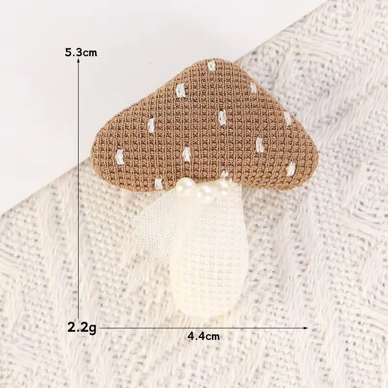 10 Stück Herbst-Winter Kaninchen Pilz Schleife gepolsterte Applikationen DIY handgemachte Haarspange Zubehör Schuhe und Kleidung Taschen Patches – Detail 10