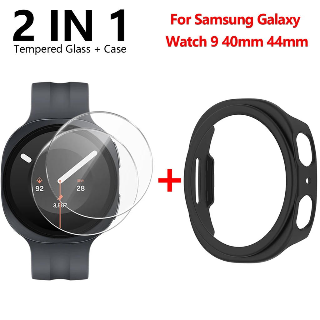 Enhanced Protective Bumper Case with Tempered Glass Set