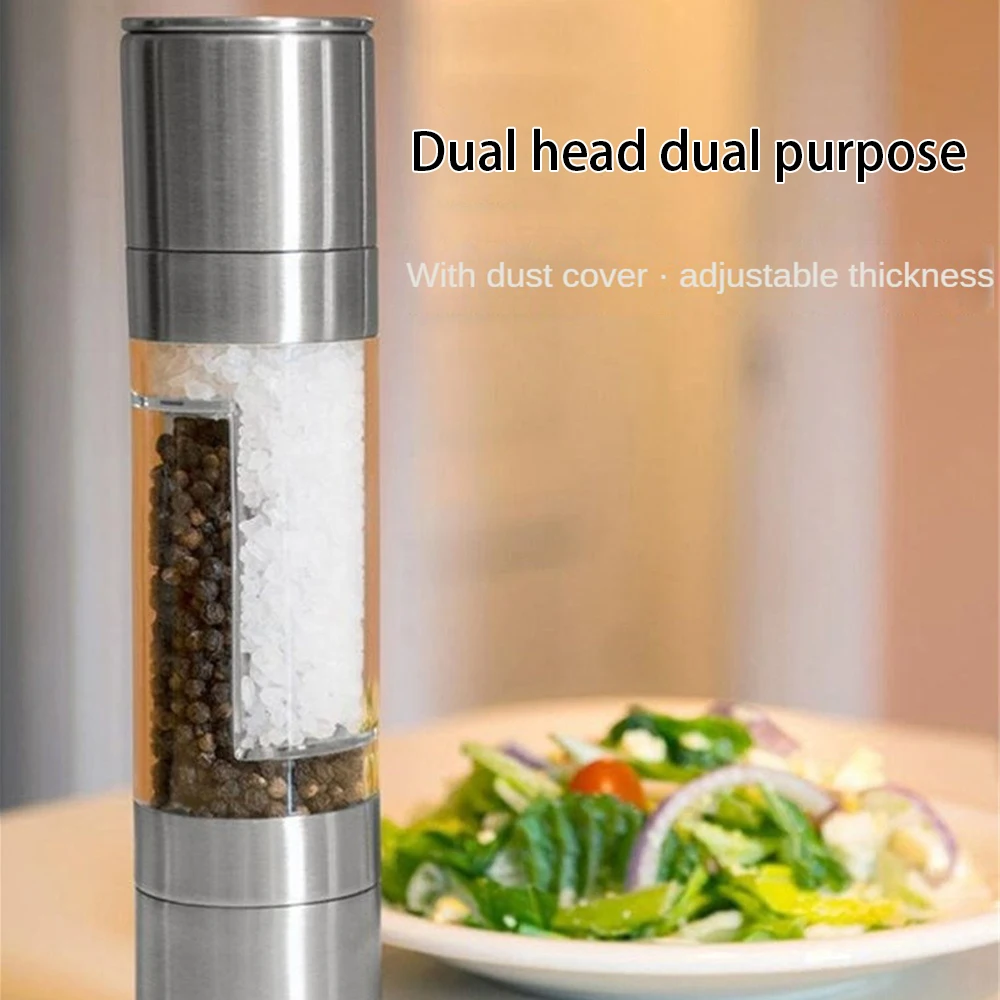 Stainless Steel Grinder Convenient Durable Multifunctional Seasoning Grinder Multifunctional Pepper Mill salt and pepper grinder herb grinder
