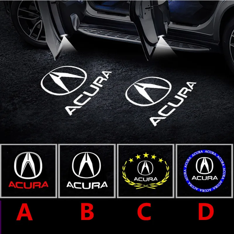 

Автомобильная дверь, приветственная лампа, проектор, украшение, стильные модифицированные аксессуары для Acura RDX MDX ZDX TL TLX RLX, автомобильные товары