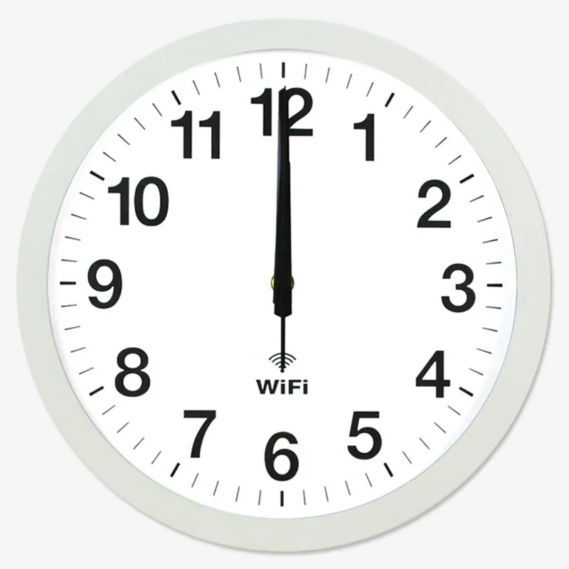 20 Inch Smart WIFI Automatic Time Synchronization Network Clock Mute Wall Clock Modern Minimalist Living Room Quartz Home Clock 3