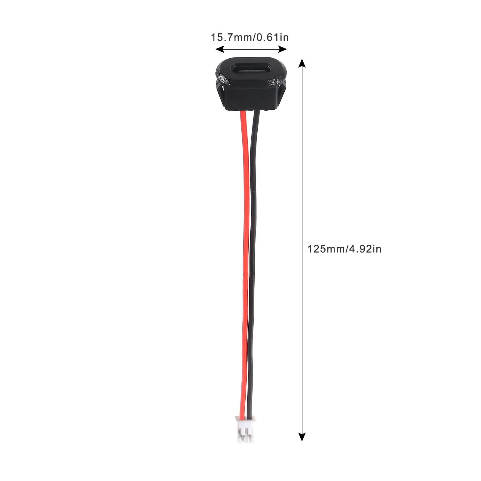 10PCS Type-C 암 섀시 방수 2P 솔더 와이어 유형 USB C 피그 테일 케이블 연장 전원 케이블 USB-C 플러그