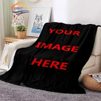 DIY Pictures Custom blanket Fashion Flannel Blanket children Christmas gift and Birthday   Warm soft sofa bed  1