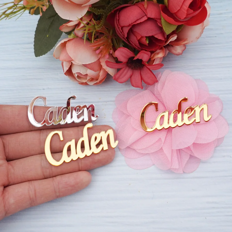 Personalisierte Acryl-Spiegel-Namensschilder, Individuelle Namensetiketten, Hochzeits-Tischkarten, Geschenk-Namensdekoration, Party-Tischdeko, DIY-Namensschild