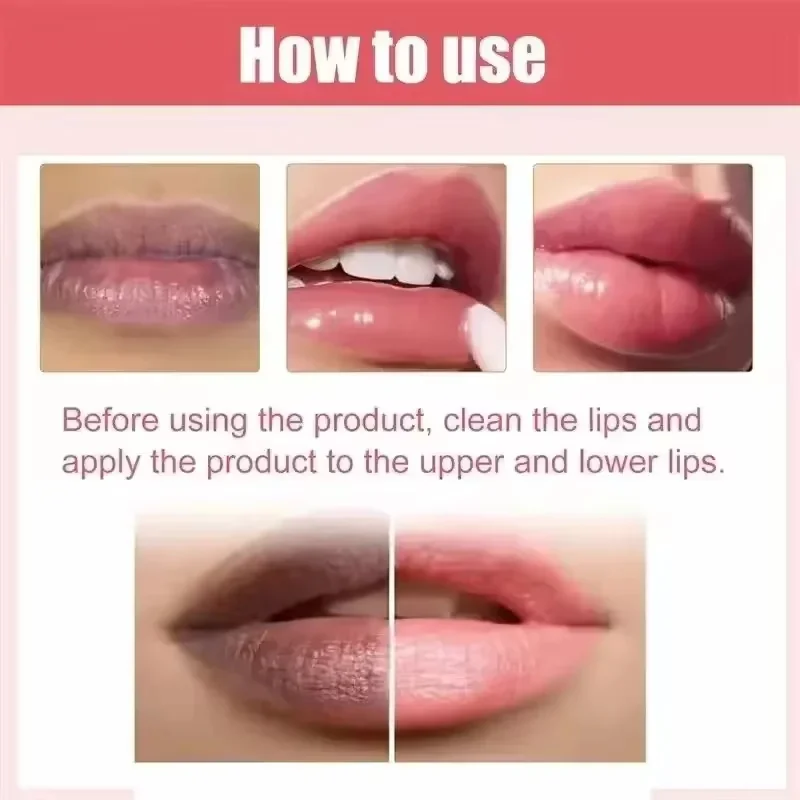 Fast Lightening Pink Mouth Lips Serum Bleaching Permanent Remove Dark Smoke Lips Lip Balm Moisturize Gloss Lipstick Lip Serum 4