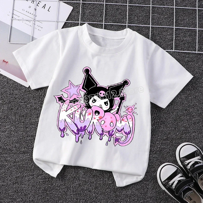 KUROMI BABYMILO Tシャツ ホワイト100 KUROMI BABYMILO Tシャツ ホワイト100 Jual BAPE X KUROMI BABY