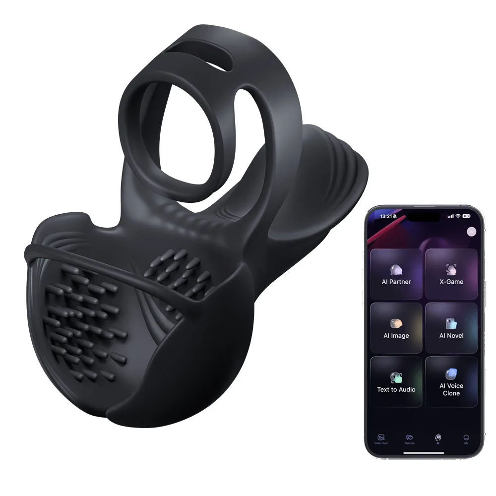 Remote Vibrating Cock Penis Ring Sex Toys for Men Couple Delay Ejaculation Chastity Scrotum Testicles Male Massager Vibrator Gay