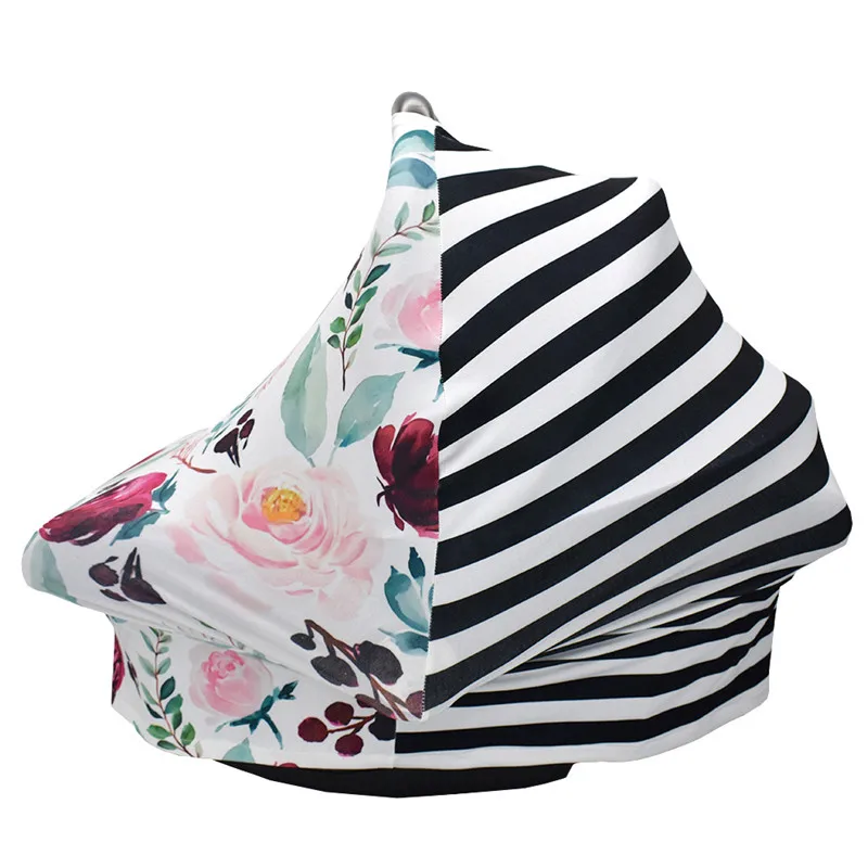 Baby Cotton Blanket Car Seat Cover Breathable Sunshade Safety Basket Cradle Cap Sun Canopy Newborn Stroller Accessory