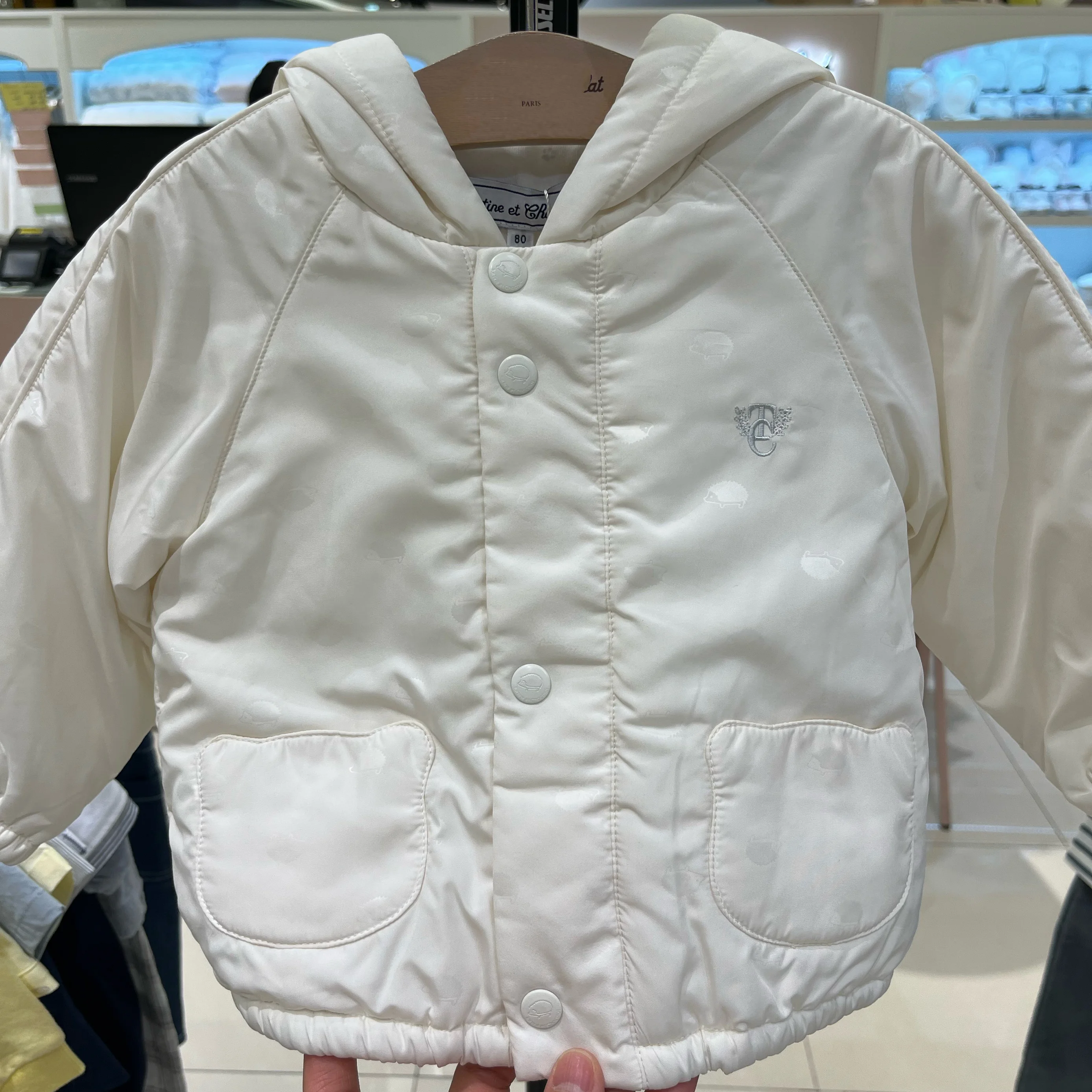 와 를 위한 귀엽고 캐주얼한 따뜻한 면 재킷, 사계절 다용도로 활용 가능한 스타일리쉬한 한국 스타일 아동복