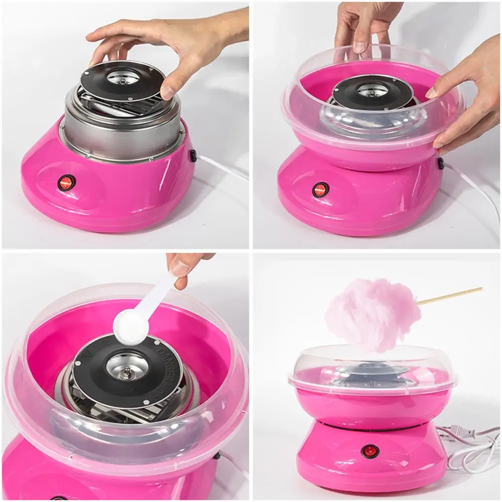 110v/220v Children Cotton Candy Maker Machine Household Mini Electric Cotton Candy Maker Girl Boy Gift Diy Sweet Machine