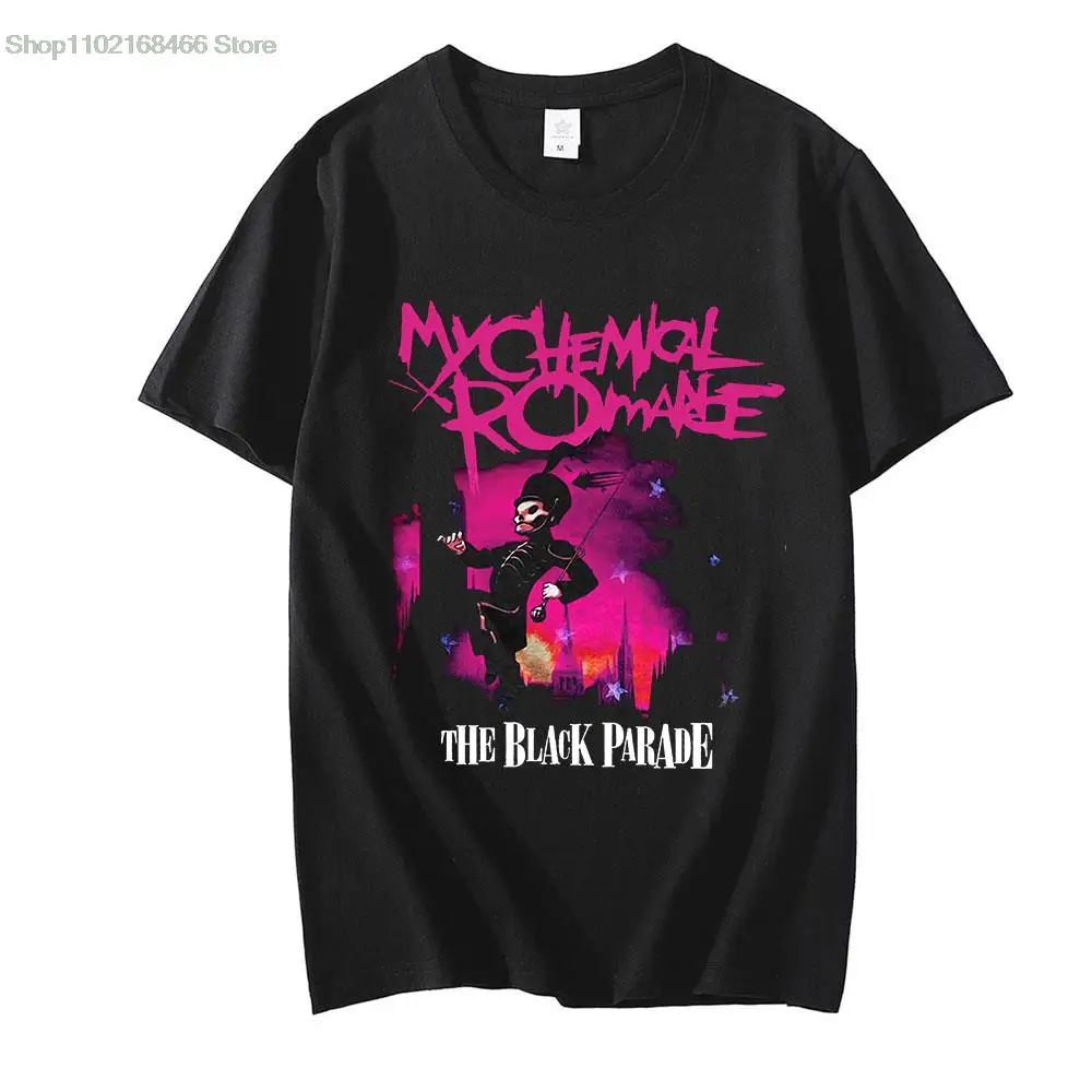 

My Chemical Romance The Black Parade T-shirts Punk Band Men Women Summer T Shirts Casual Short Sleeve T-shirt Unisex Tops