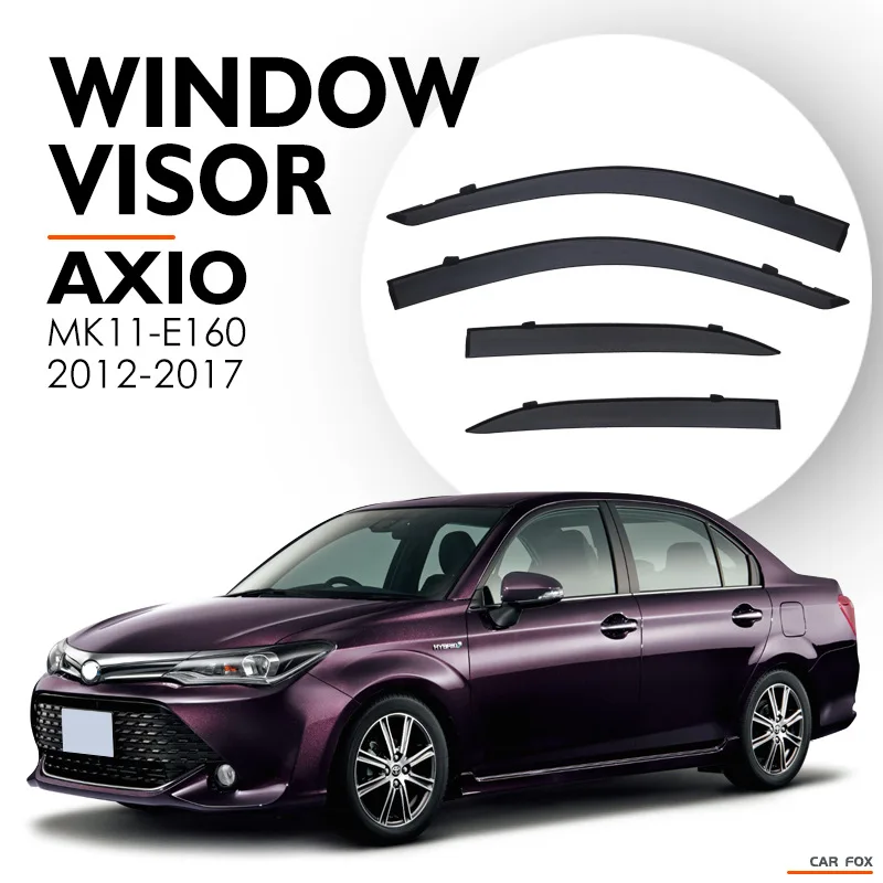 

For Corolla Axio Window visor Weather Shield Side Window Deflector Car windshield weather shield Car accessories