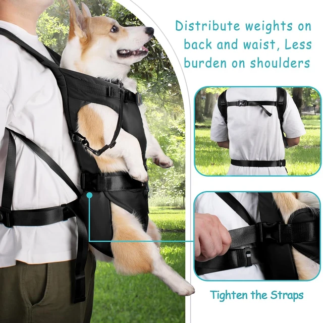 WOYYHO Pet Dog Carrier Backpack Dog Front Backpack