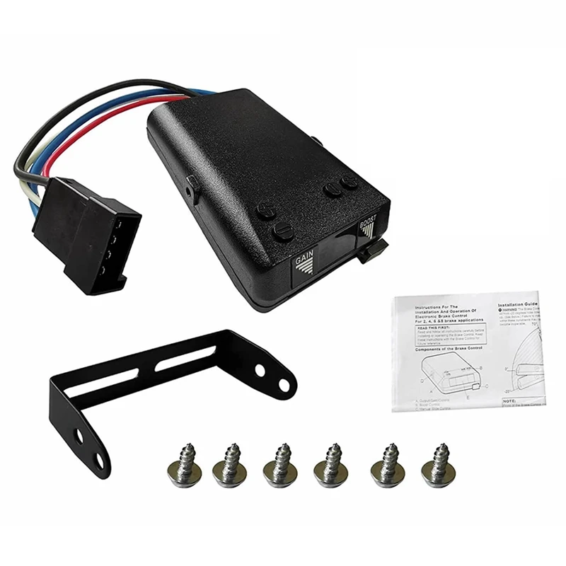 Digital Trailer Brake Controller Time-Delay Brake Controller For 1-4 Axles Electronic Trailer