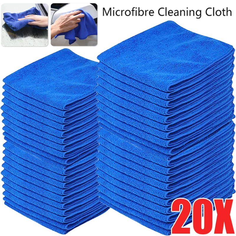 Microfiber Thin Car Cleaning Towels Soft Drying Cloth Hemming Water