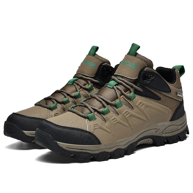 Male Sneakers Casual  Fashion Shoes Winter Outdoors Designer Brand Work Boots Nonslip Sneakers Hiking Shoes for Men