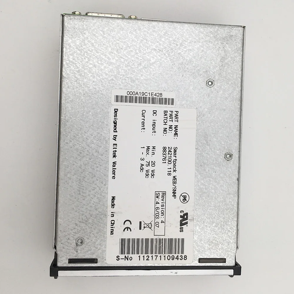 Original For Eltek Power Monitoring Module SMART PACK 242100.118 4 Original For Eltek Power Monitoring Module SMART PACK 242100.118 - Image 2