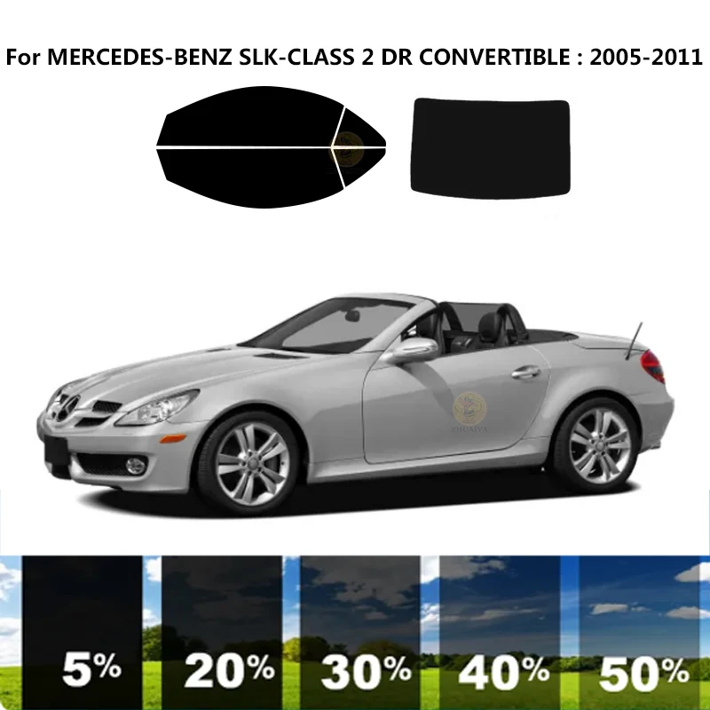 

Precut nanoceramics car UV Window Tint Kit Automotive Window Film For MERCEDES-BENZ SLK-CLASS 2 DR CONVERTIBLE 2005-2011