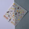 Raccoon Animals 5D Nail Sticker Faux Ongle Transfer Sliders Nail Wraps 3