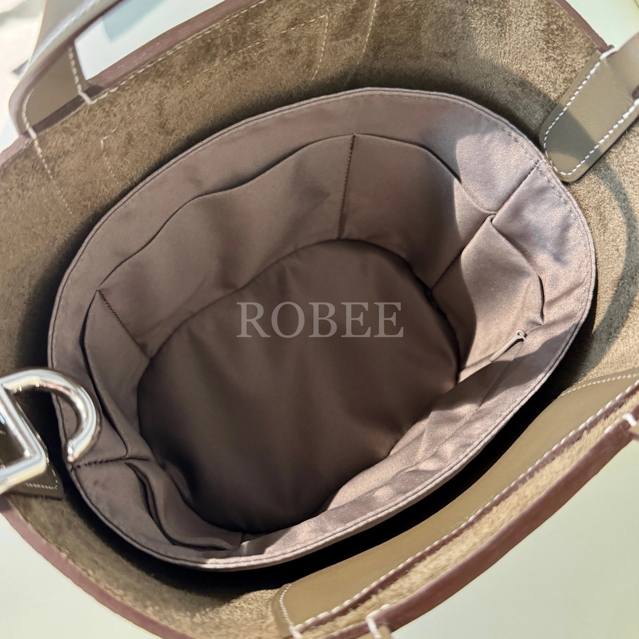 ROBEE For H intheloop 18 Organizer Insert 18  Waterproof Design Satin fabric Premium Fits handbag innerbag 6
