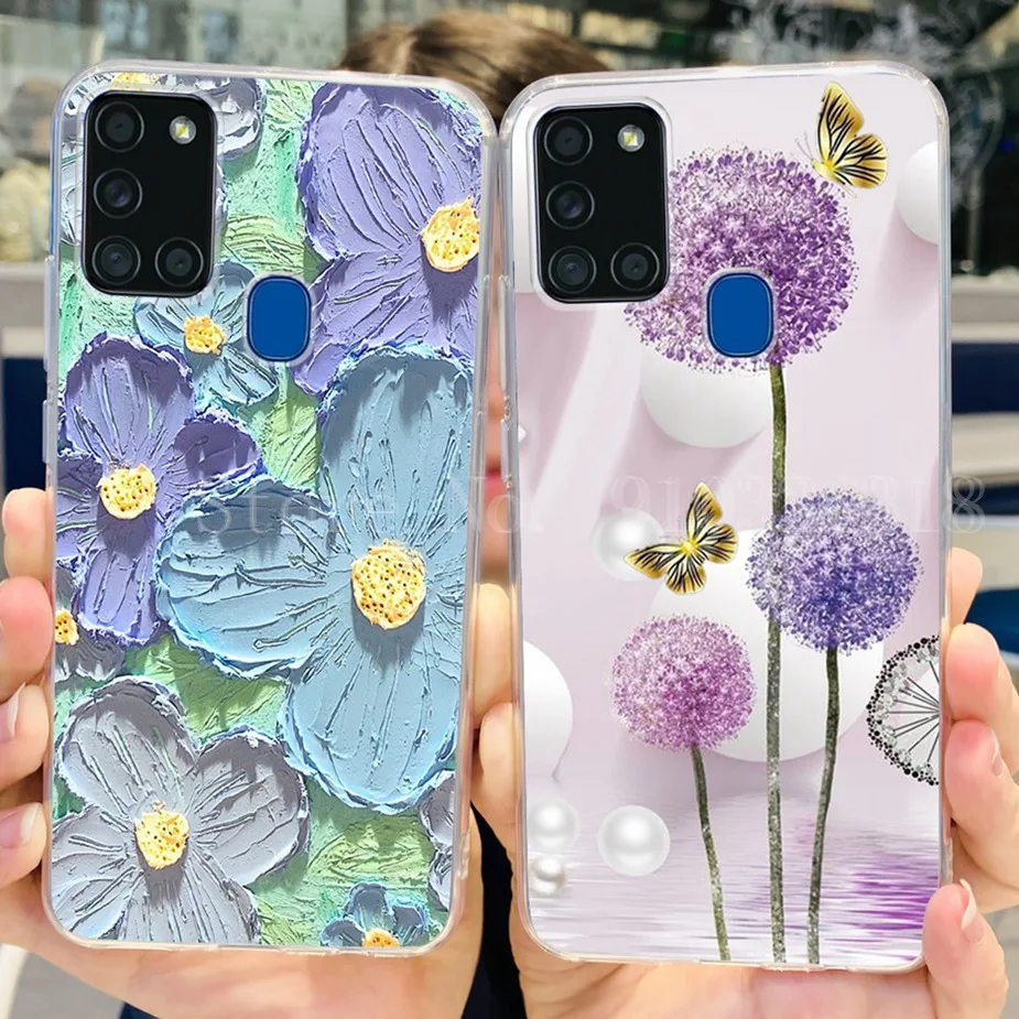Stylish Painted Soft Slim Phone Case with Bumper