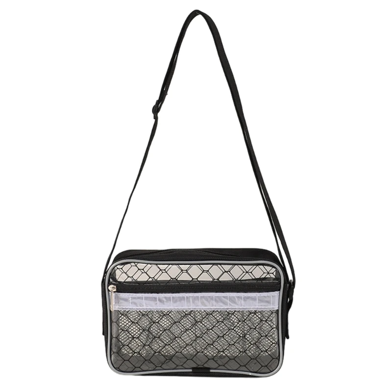

Clear PVC Anti-Static Cleanroom Tool Crossbody Bag for Women Men E74B