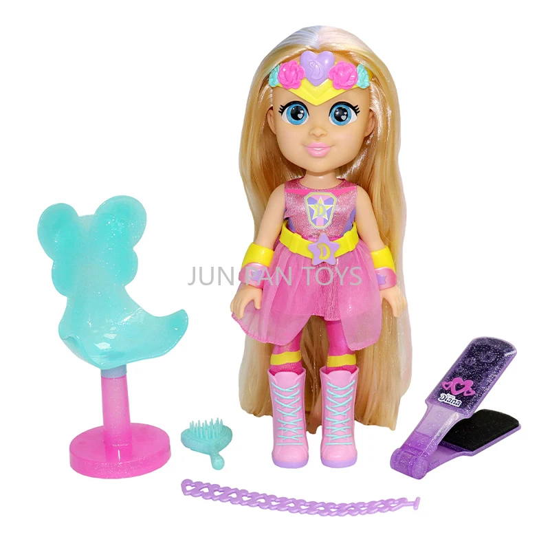Pocket Watch Love Diana Hair Power Mashups Two Outfits in One Cute Fashion Doll Action Figure Collectible Children's Toys Gifts action figures toys fashion dolls mini figure toys mini dolls toys
