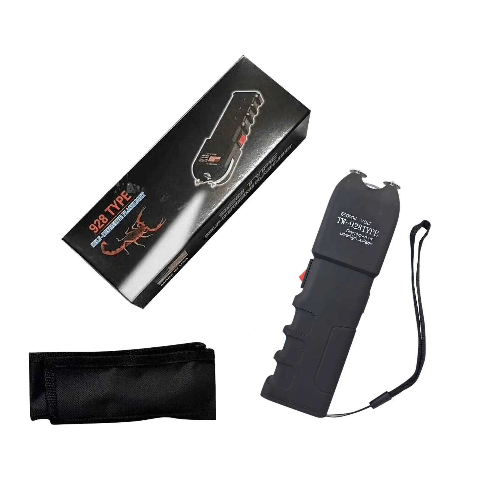 Strong Light Flashlight Frosted LED Strong Light Beads Home Outdoor Flashlight