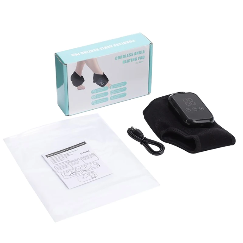 מסאג'ר שלושה שיטות לרגל, חימום 3 ב-1 לרגל ולקרסול עם רטט ודחיסה