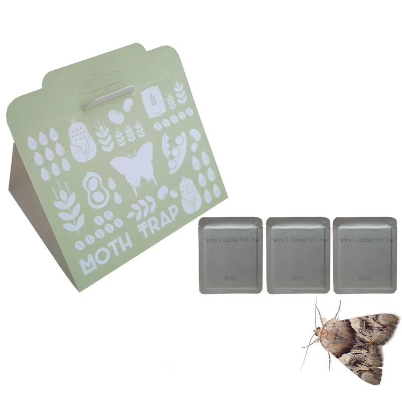 TRAP IT! Pantry Moth Traps 10 Pack Sticky Glue Trap with