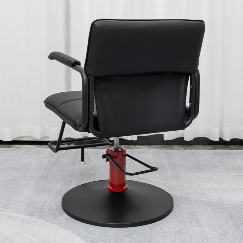 

Simple Comfort Shave Barber Chair Swivel Lift Barber Chair Hair Dyeing Professional Cadeira De Barbeiro Beauty Furniture