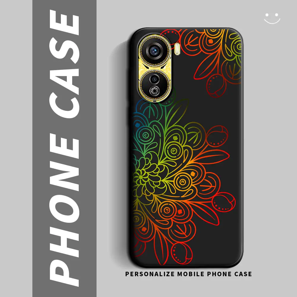 Shockproof Silicone Soft Phone Case with Fashion Cartoon Design - Back Cover