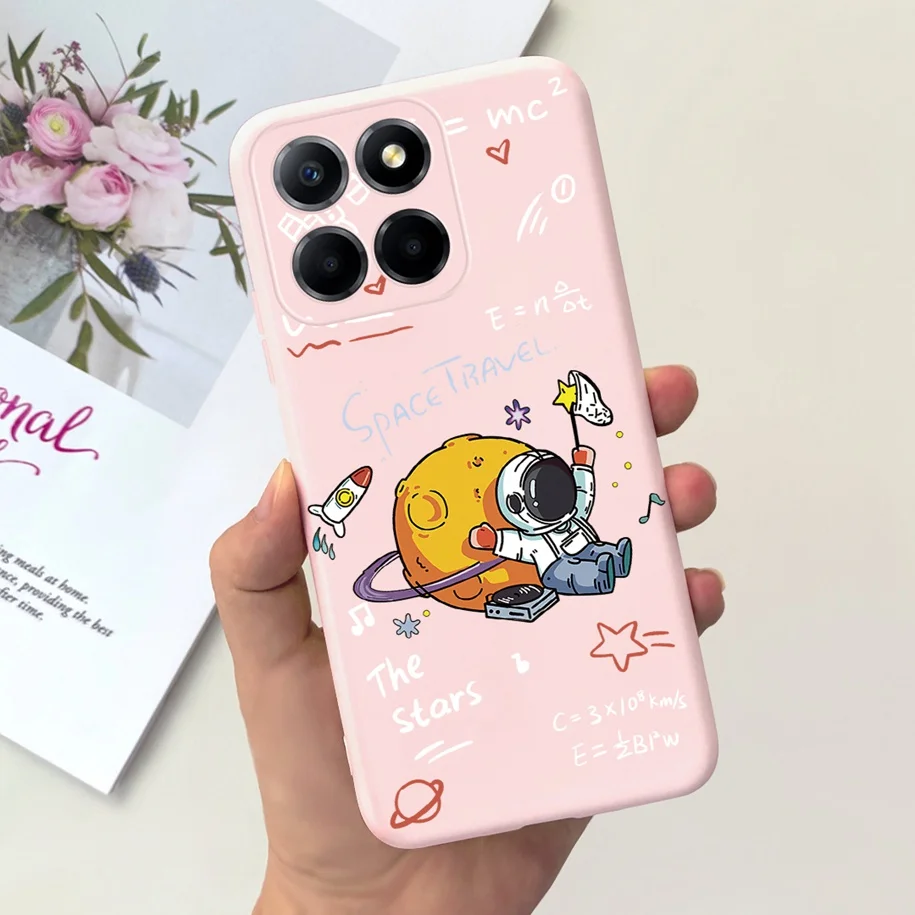 Cute Astronaut Soft Silicone Back Cover - Enhanced Protection
